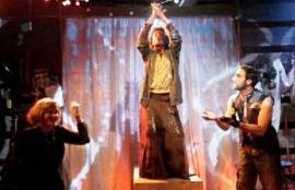 Production still from Circus Ugly