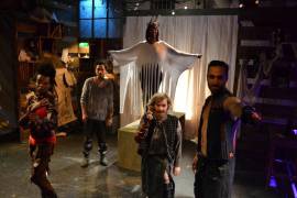 Production still from Circus Ugly