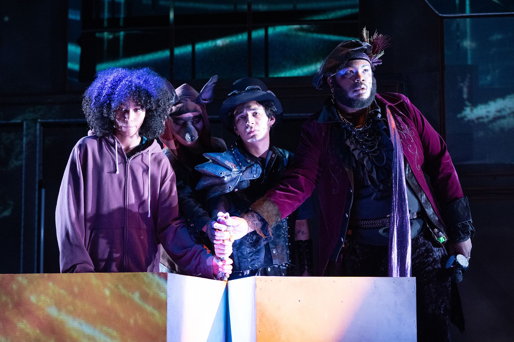 Production photo from Level Up!