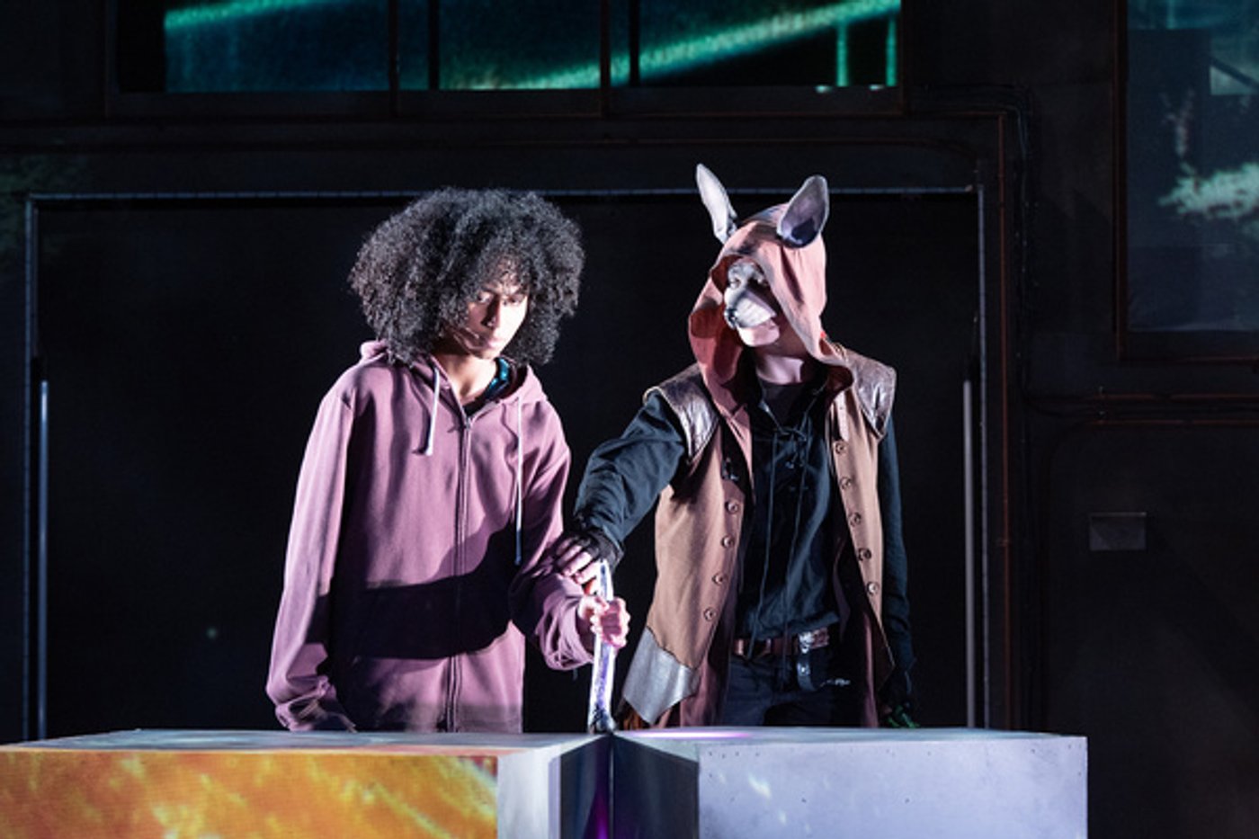 Production photo from Level Up!